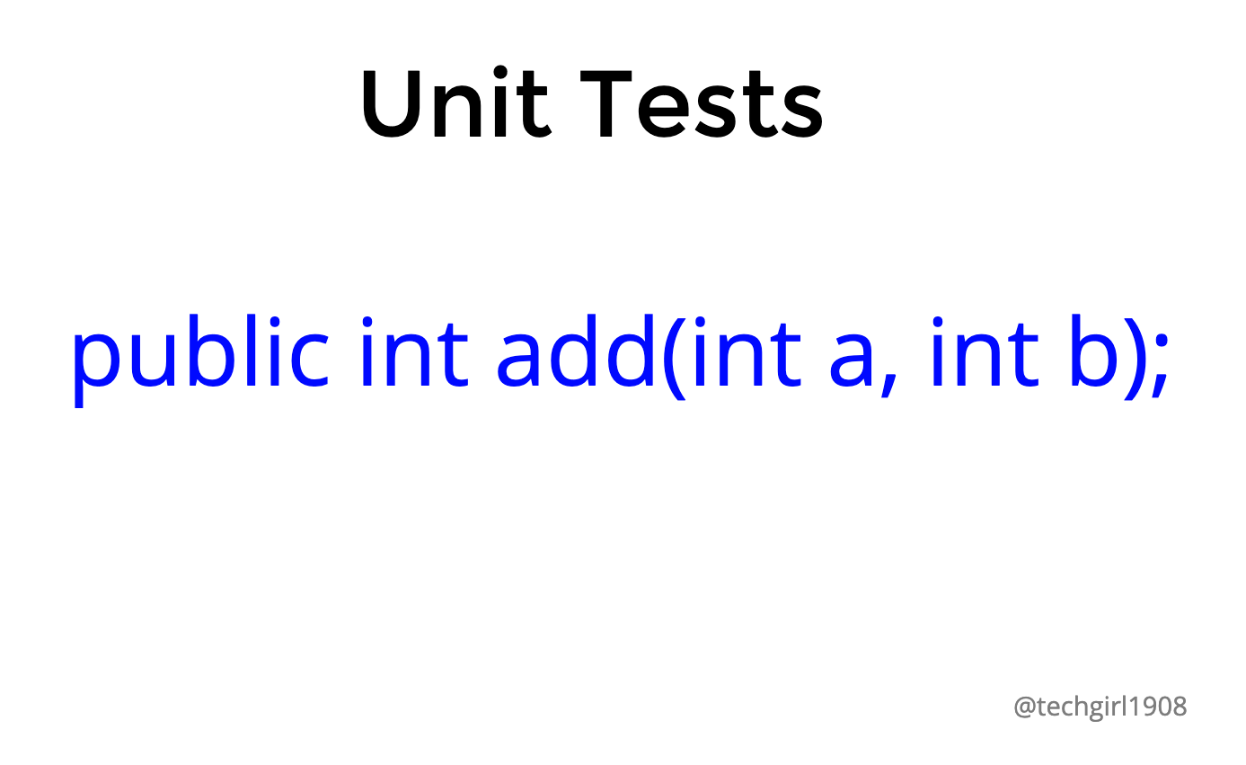 Unit test snippet