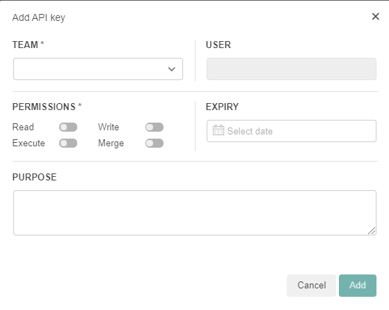 API Key Form