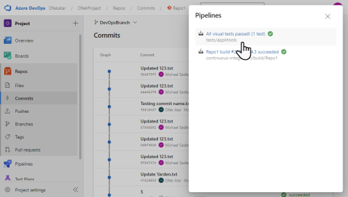 Pipelines Panel