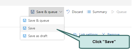 Save And Queue