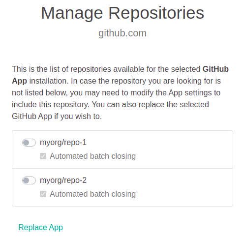 Manage Repos 3