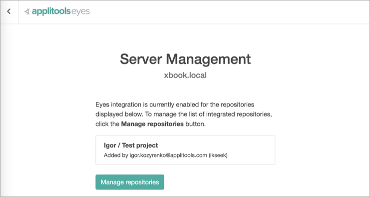 Manage Servers