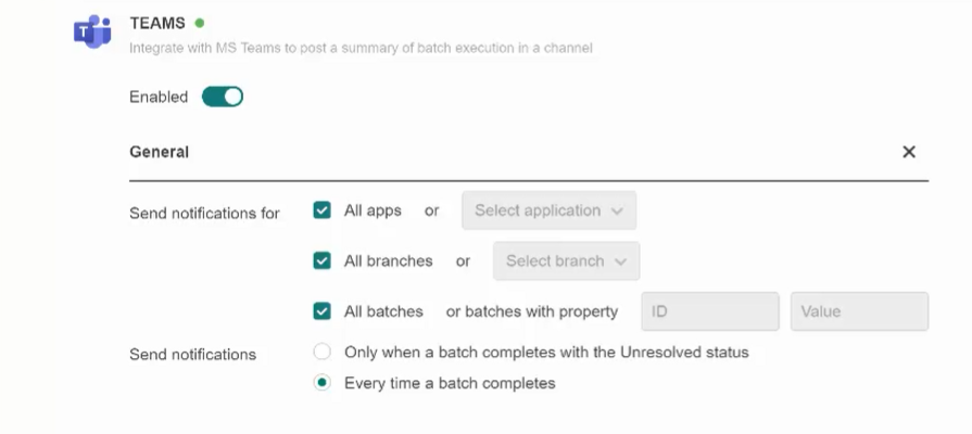 Integration Config