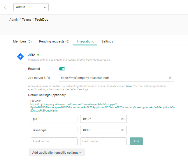 Jira Config