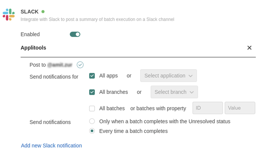 Integration Config