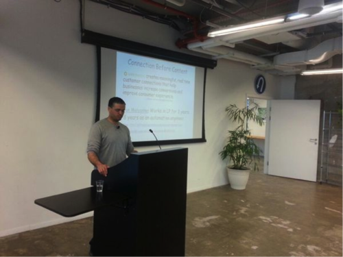 Ilan Malyanker from LivePerson at SeTLV Meetup