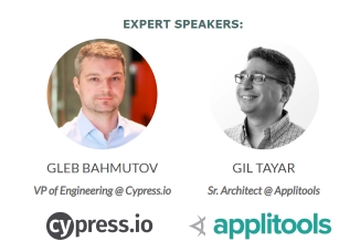 Cypress-Applitools webinar - Gleb Bahmutov and Gil Tayar