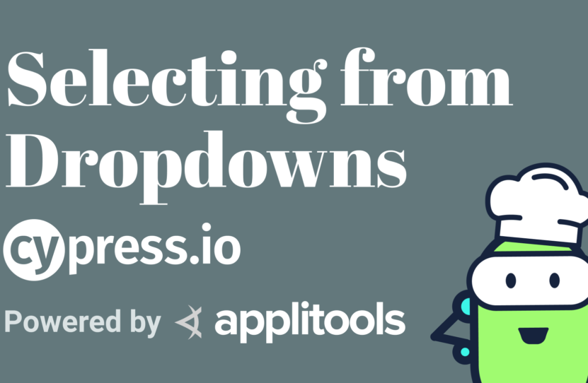 Cypress - Select from Dropdown