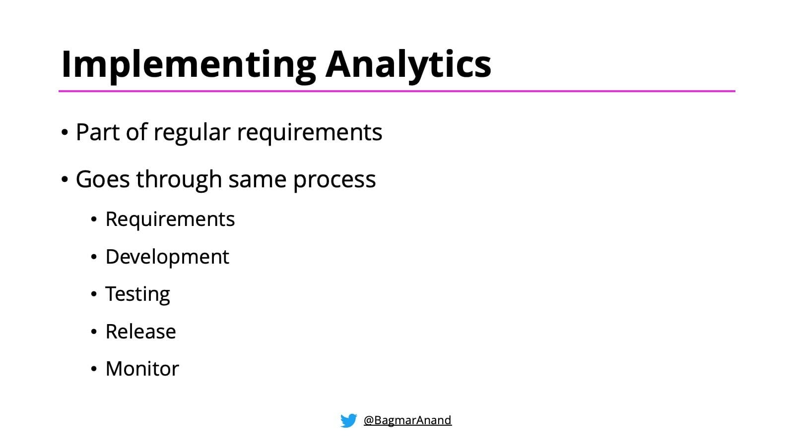 How to implement Analytics in your product?
