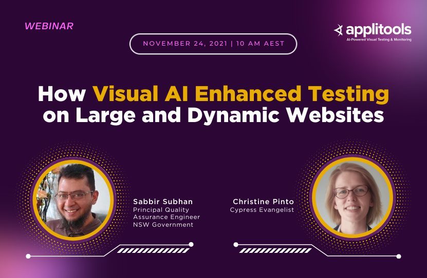 How Visual AI Enhanced Testing on Large and Dynamic Websites