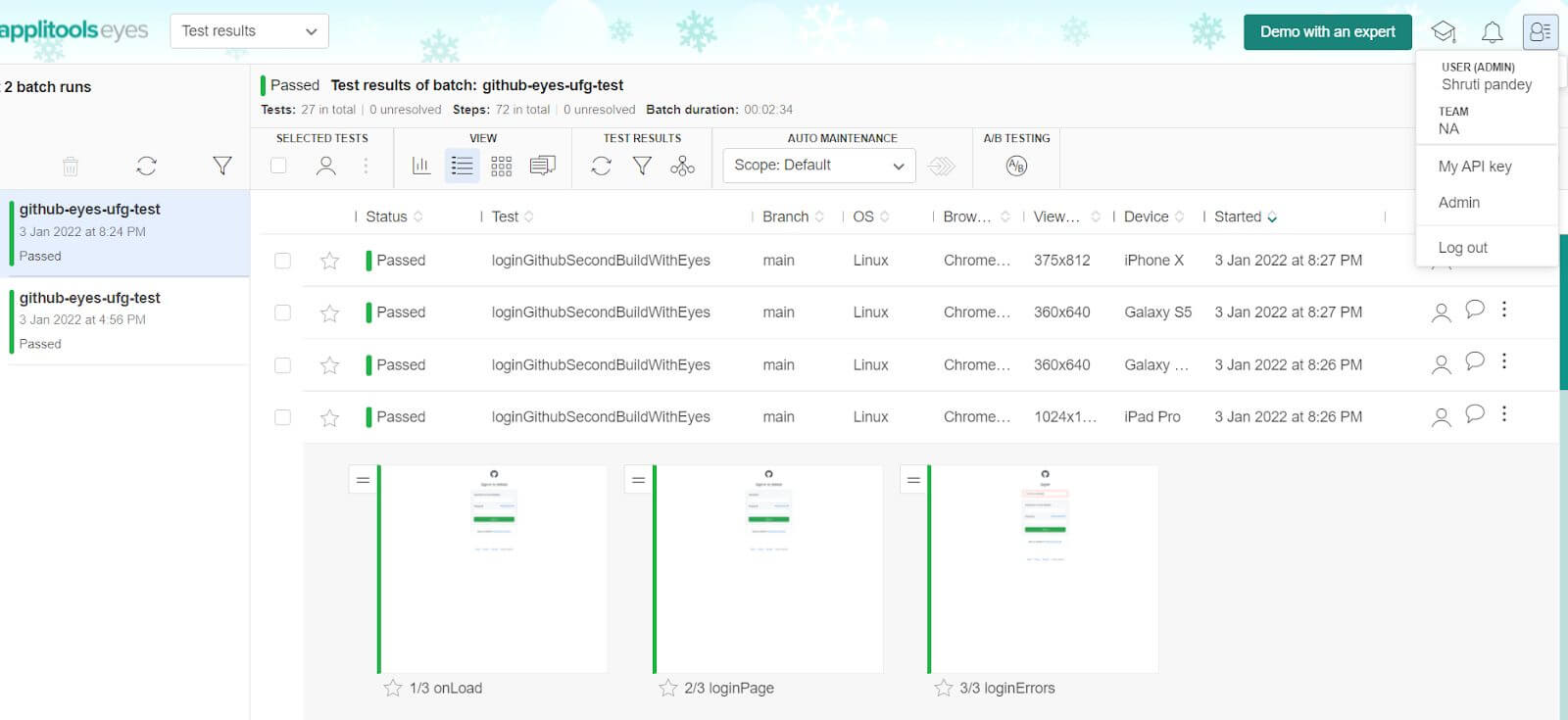 Recorder UI Overview  CrossBrowserTesting Documentation