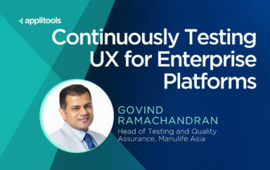 Continuously Testing UX for Enterprise Platforms