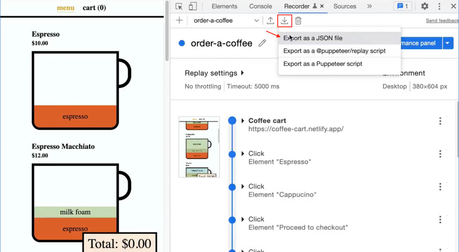 Record Testing Tool on Chrome Browser with Click, Record, Repeat Testing  Functionality