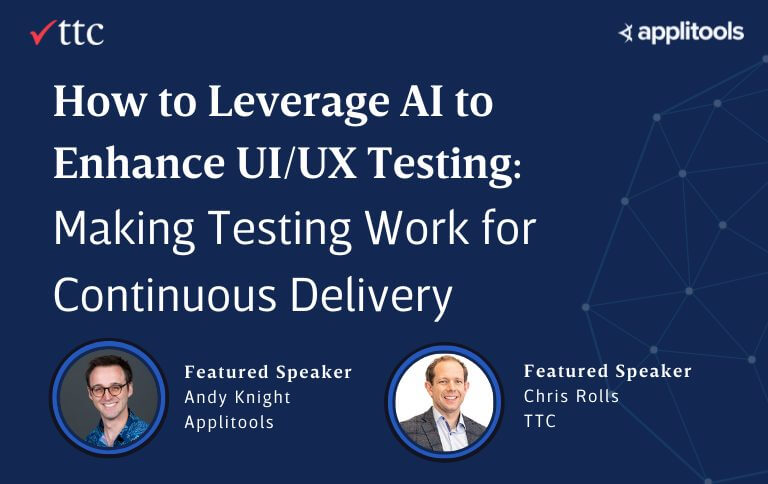 Leverage AI in UI/UX Testing webinar