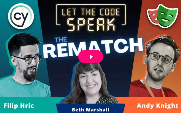 Video preview of Cypress vs Playwright: The Rematch webinar