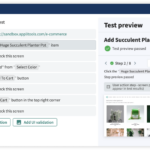 Screenshot of Autonomous custom flow test
