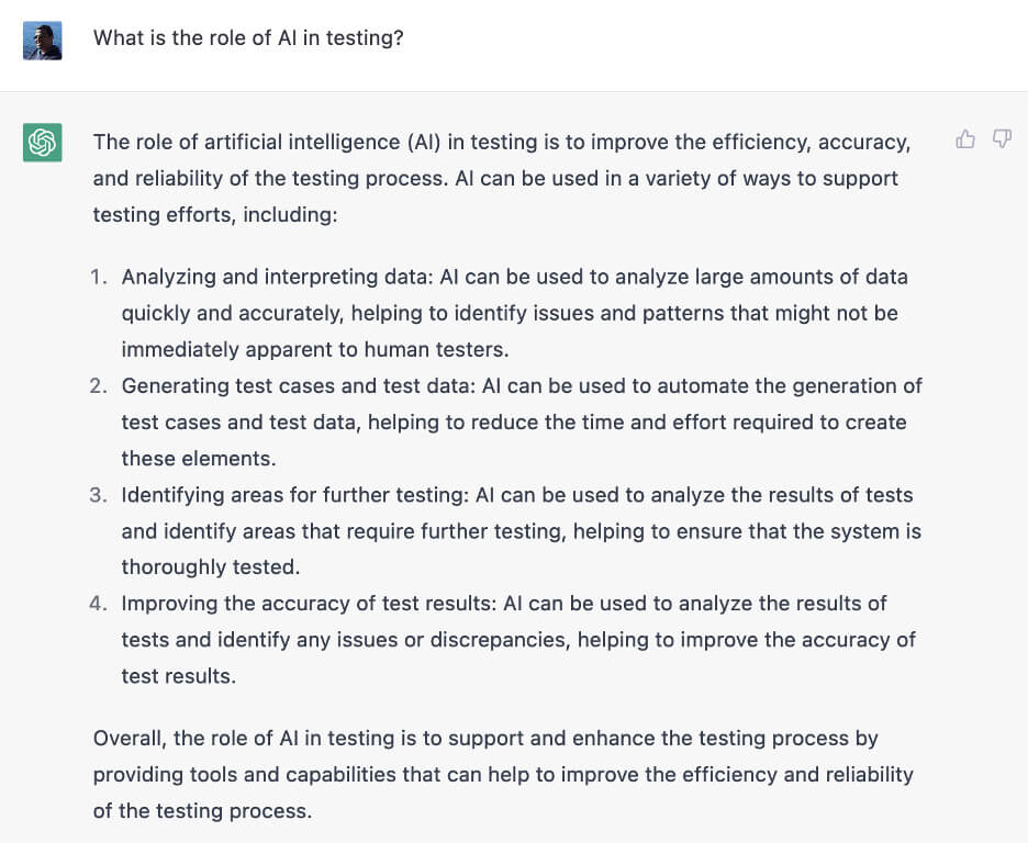 Generating tests