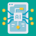 AI extending arms on smartphone