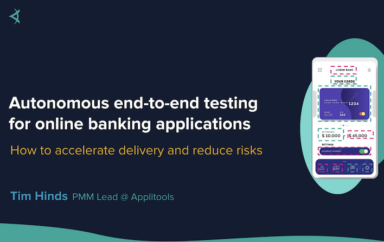 Autonomous End-to-End Testing for Online Banking Applications Presented with QA Media