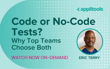 Code or No-Code Tests?