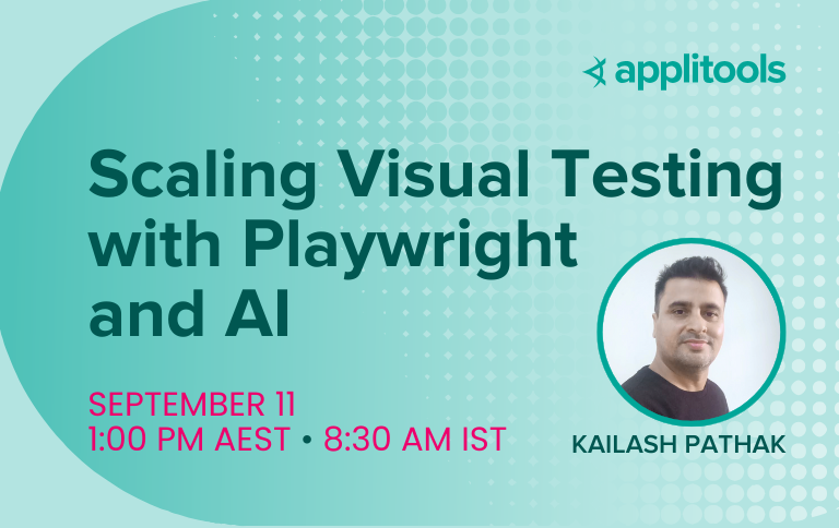 Scale Visual Testing Playwright AI